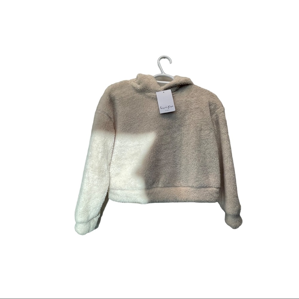 NWT Love Fire Girl's Sherpa Pullover hoodie